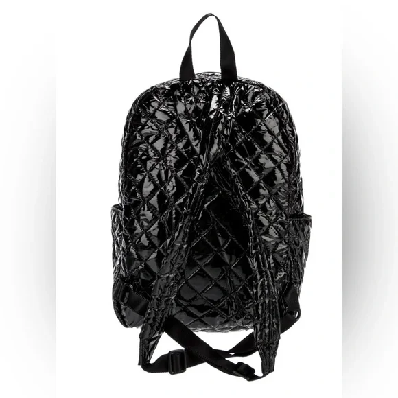 MZ Wallace Black Patent Leather Lacquer Backpack - Picture 6 of 15